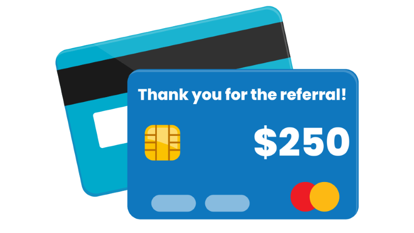 Image depicting a $250 gift card