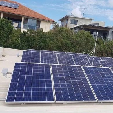 Services 2 Solar panels installed on a residential roof